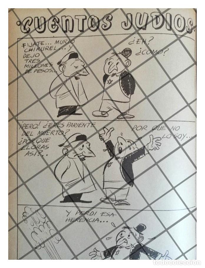 Collectionnisme d'affiches: TIRA COMICA ANTIGUA CUENTOS JUDIOS 1941 /ANGEL ZAMARRIPA 17