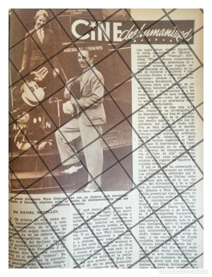 Collectionnisme d'affiches: AFICHE RETRO WALT DISNEY REVOLUCIONA EL CINE 1942