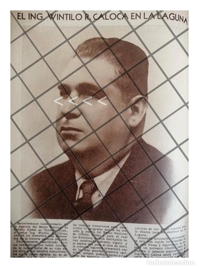 Collectionnisme d'affiches: AFICHE RETRO SR. WINTILO R. CALOCA 1942 TORREON