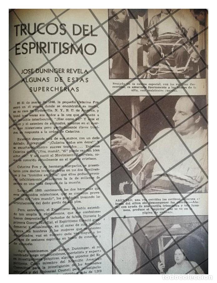 Collectionnisme d'affiches: AFICHE RETRO JOSEPH DUNNINGER Y LOS CHARLATANES 1942
