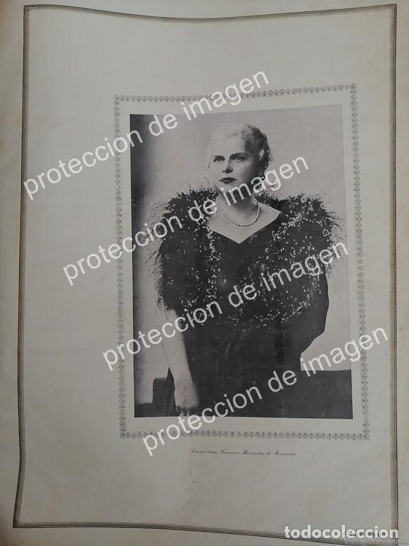 Collectionnisme d'affiches: AFICHE ANTIGUO, FRANCISCA BENAVIDES DE BENAVIDES 1936. PERU.