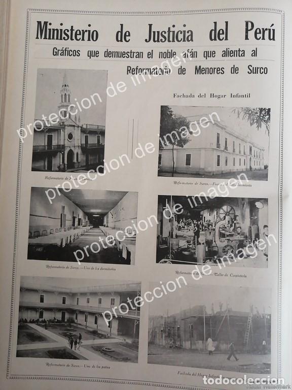 Collectionnisme d'affiches: AFICHE ANTIGUO, REFORMATORIO PARA MENORES DE PERU 1937