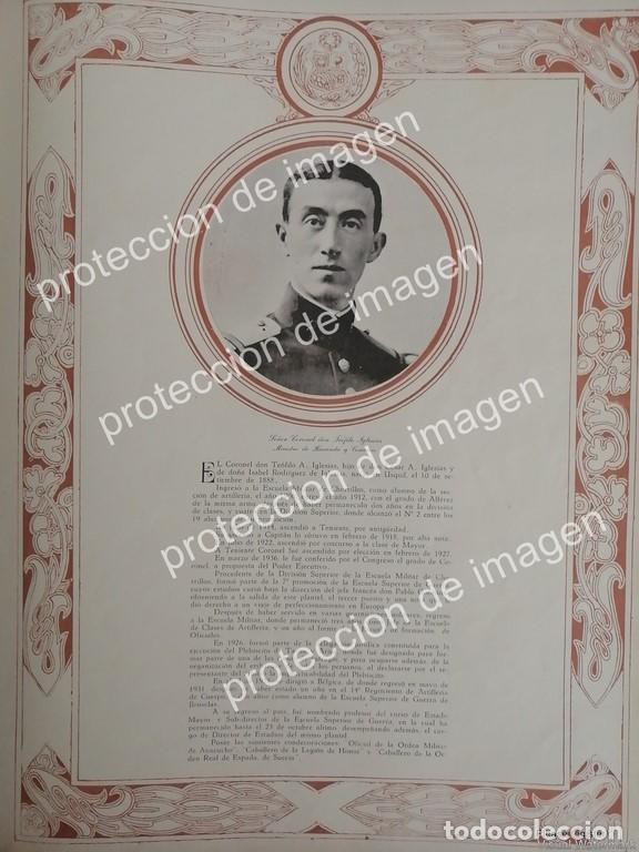 Collectionnisme d'affiches: AFICHE ANTIGUO, TEOFILO IGLESIAS RODRIGUEZ 1937 Militares de Peru