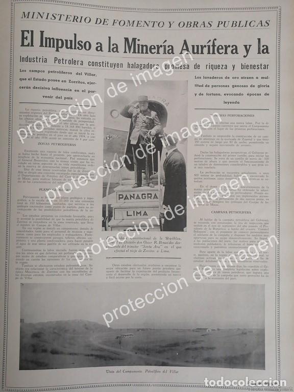 Poster collecting: AFICHE ANTIGUO, REFINERIA DE ZORRITOS, PERU 1937