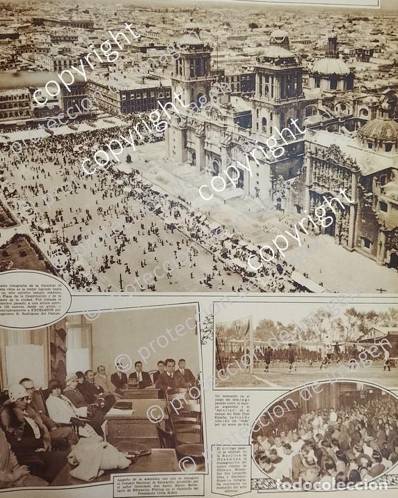 Poster collecting: AFICHE ANTIGUO, CATEDRAL DE MEXICO Y OTROS 1930 /LDM /IGLESIAS