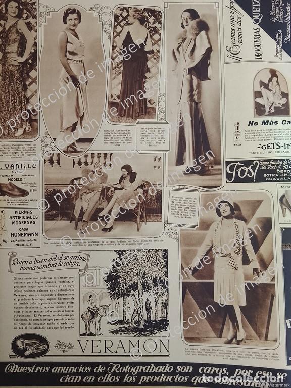 Poster collecting: CARTEL ANTIGUO. VESTIDOS DE MODA EN 1930