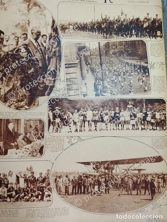 Poster collecting: CARTEL ANTIGUO. ORTIZ RUBIO Y DESFILE CIVICO MILITAR D.F 1930 AVION MAYAB