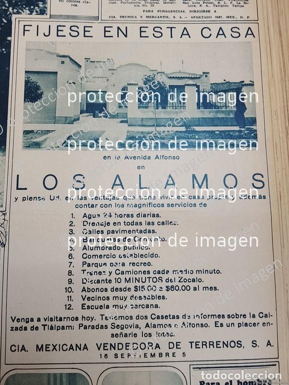 Poster collecting: CARTEL ANTIGUO. CONSTRUYEN COLONIA LOS ALAMOS D.F 1930 /BIENES RAICES /5