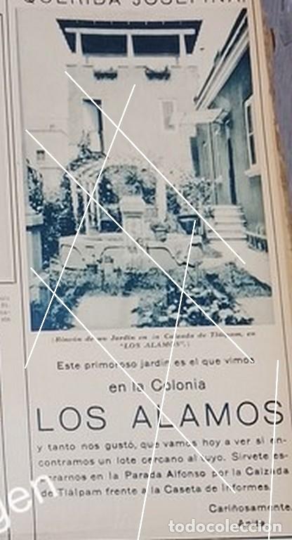 Collectionnisme d'affiches: CARTEL ANTIGUO. CONSTRUYEN COLONIA LOS ALAMOS D.F 1930 /BIENES RAICES /7