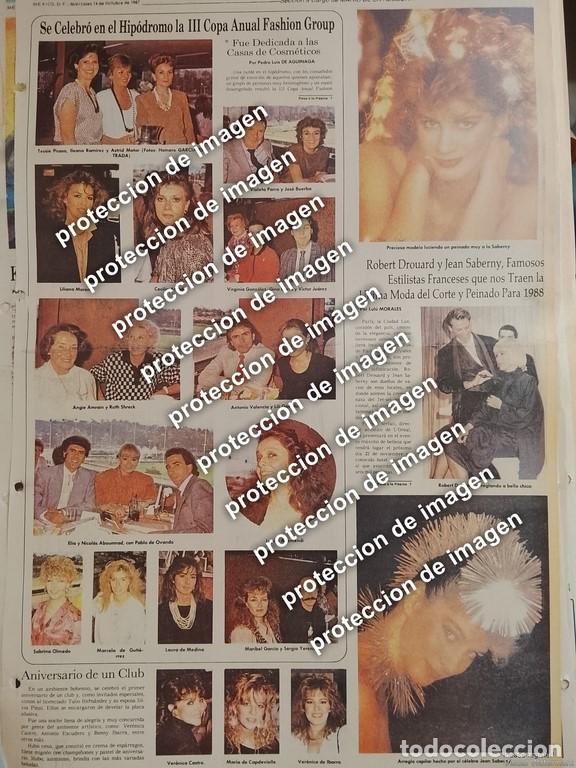 Sammeln von Plakaten: AFICHE RETRO, 3ra COPA ANUAL FASHION GROUP EN HIPODROMO 1987 /ASM
