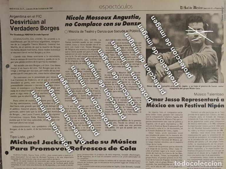 Poster collecting: AFICHE RETRO. EL CANTANTE OMAR JASSO EN JAPON 1987 /CANTANTES ARTISTAS