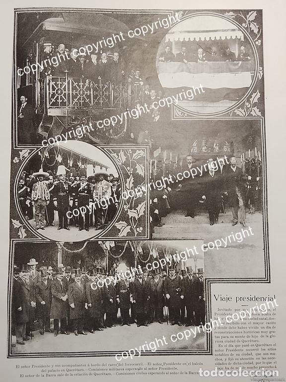 Poster collecting: AFICHE ANTIGUO 1911 EL PRESIDENTE LEON DE LA BARRA EN QUERETARO / POLITICOS