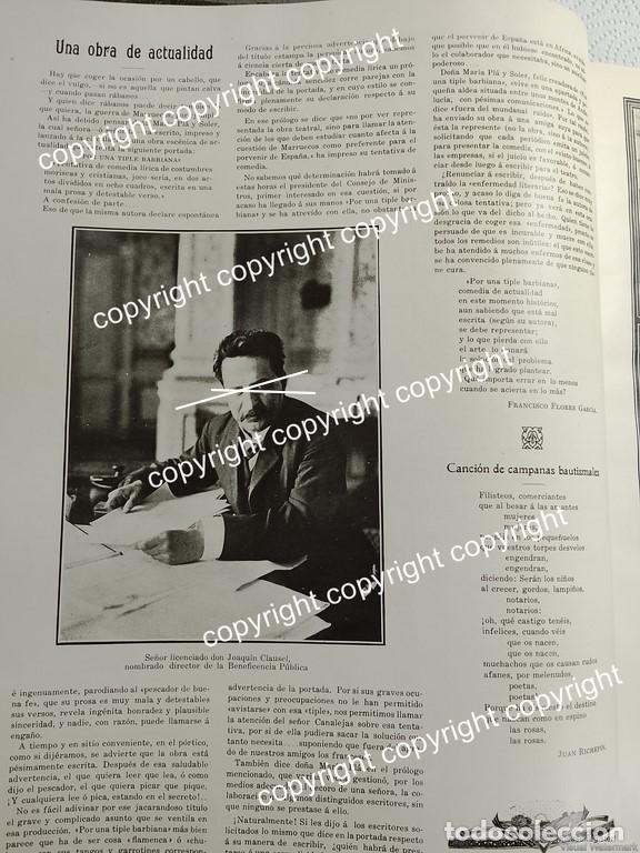 Poster collecting: AFICHE ANTIGUO 1911 JOAQUIN CLAUSELL TRACONIS /NOMBRAMIENTO /PINTORES ABOGADOS