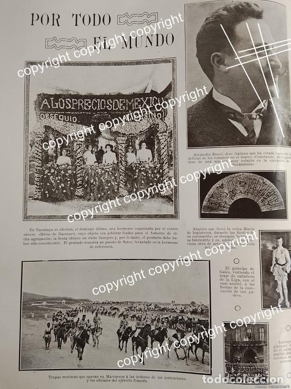 Collectionnisme d'affiches: AFICHE ANTIGUO 1911 ALEJANDRO BONEI EN MEXICO Y MAS / ARTISTAS