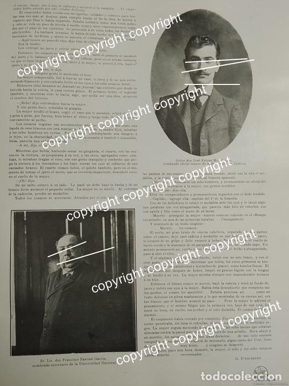 Collectionnisme d'affiches: HOJA DE PRENSA ANTIGUA 1911 JOSE FERRER MAC. GREGOR Y FRANCISCO PASCUAL GARCIA /MAESTROS