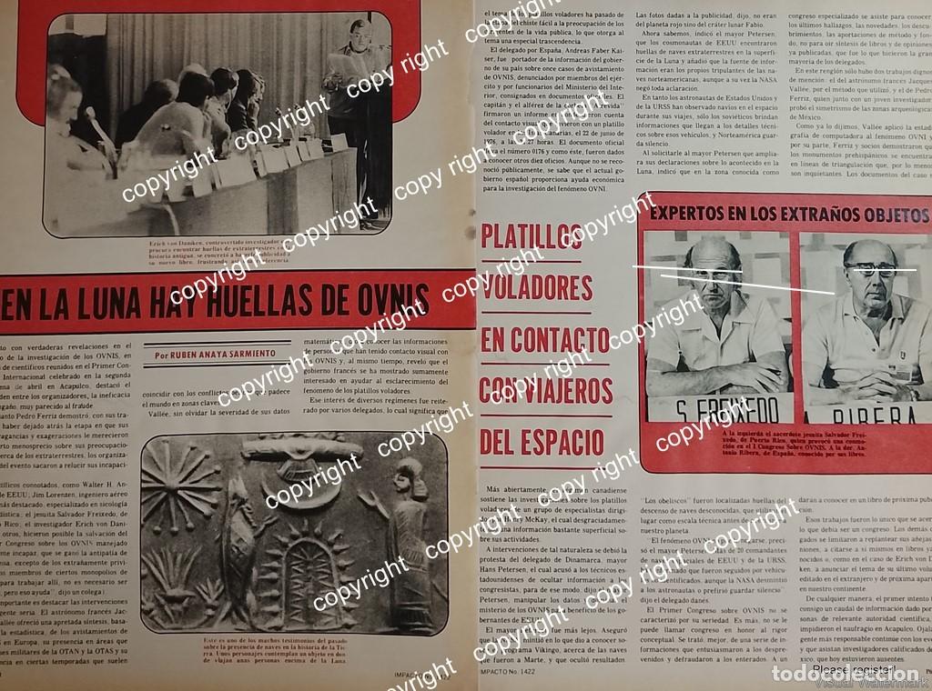 Collectionnisme d'affiches: AFICHE RETRO. SALVADOR FREIXEDO Y LOS OVNIS 1977 /UFOLOGIA
