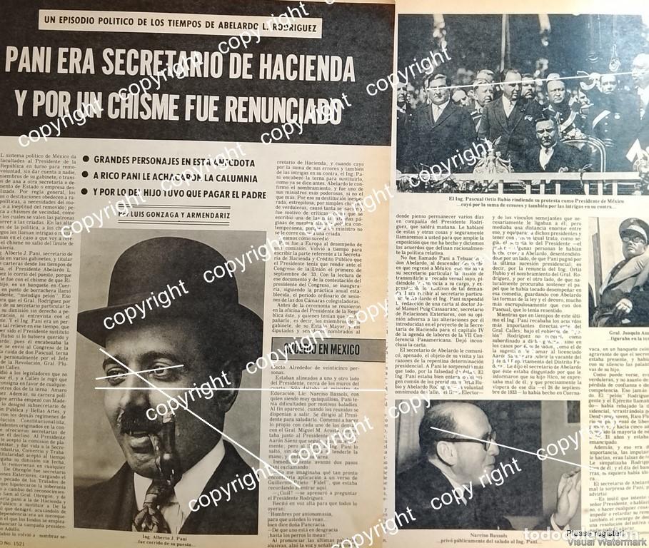 Collectionnisme d'affiches: AFICHE RETRO. RECORDANDO A ALBERTO J. PANI ARTEAGA 1977 /POLITICOS