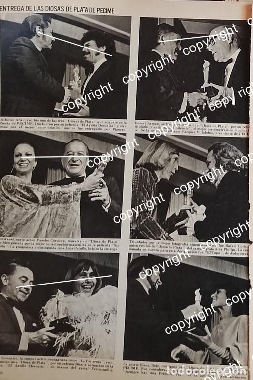 Collectionnisme d'affiches: AFICHE RETRO. PREMIOS LA DIOSA DE PLATA 1972 /ESPECTACULOS