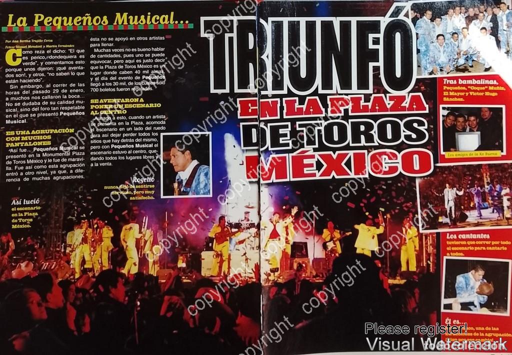 Poster collecting: AFICHE RETRO, PEQUE&Ntilde;OS MUSICAL TRIUNFA EN PLAZA MEXICO 2005 /MUSICOS