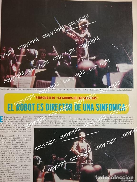 Poster collecting: AFICHE VINTAGE. C3PO DE STAR WARS DIRIGE CONCIERTO 1978 /RARO