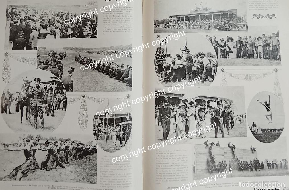 Collectionnisme d'affiches: HOJA DE PRENSA ANTIGUA 1911 EJERCICIOS MILITARES. HIPODROMO DE LA CODESA
