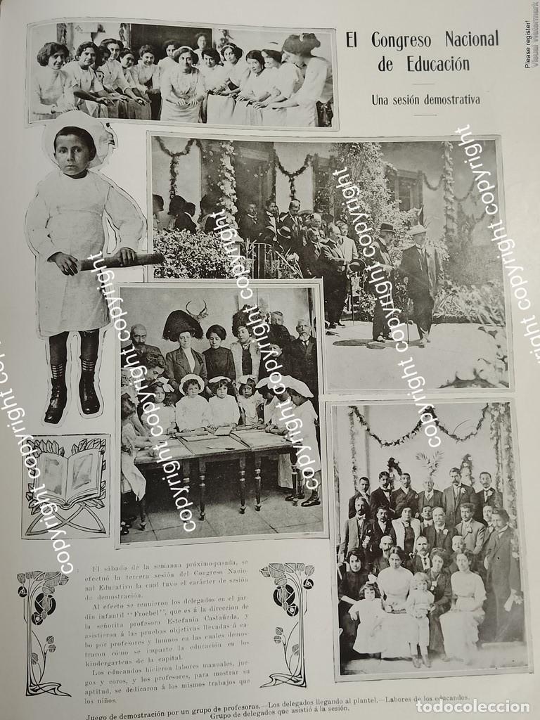 Collectionnisme d'affiches: HOJA PRENSA ANTIGUA 1911 JARDIN DE NI&Ntilde;OS. FROEBEL . DIR. ESTEFANIA CASTA&Ntilde;EDA /ESCUELAS