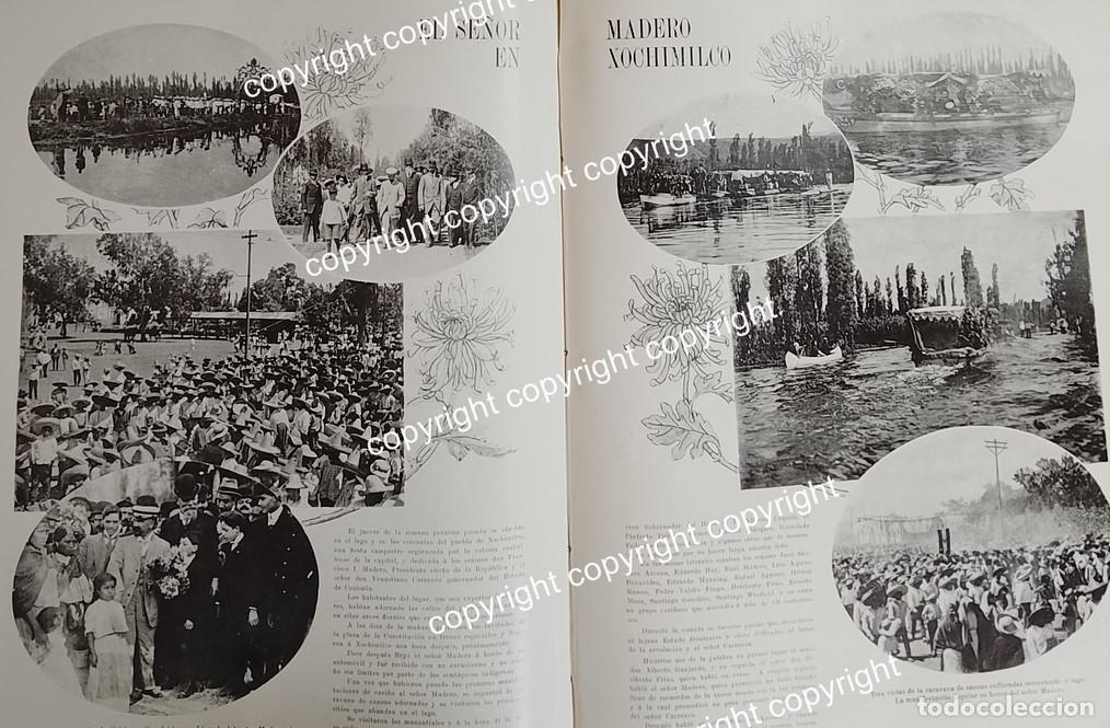 Collectionnisme d'affiches: AFICHE ANTIGUO 1911 FRANCISCO I MADERO EN CAMPA&Ntilde;A EN XOCHIMILCO /POLITICOS