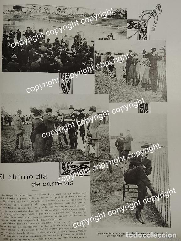 Collectionnisme d'affiches: AFICHE ANTIGUO 1911 CARRERAS DE CABALLOS. HIPODROMO DE LA CODESA /ASM LDM