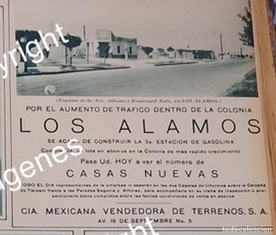 Collectionnisme d'affiches: CARTEL ANTIGUO. CONSTRUYEN COLONIA LOS ALAMOS D.F 1931 /BIENES RAICES /14