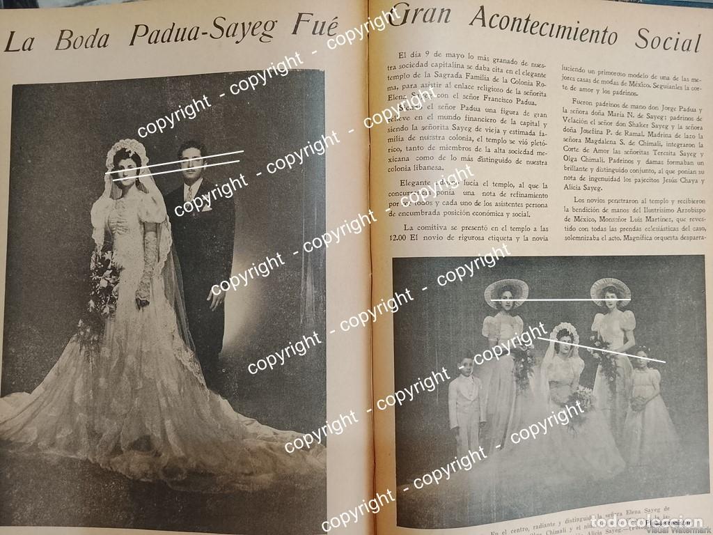 Collezionismo di affissi: AFICHE ANTIGUO. BODA. PADUA SAYEG 1942 /ASM