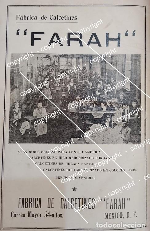 Collezionismo di affissi: AFICHE DE PUBLICIDAD ANTIGUA. FABRICA DE ROPA FARAH 1942 INICIOS. / RARISIMO