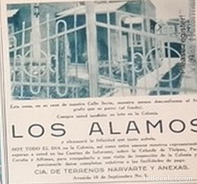 Collezionismo di affissi: CARTEL ANTIGUO. CONSTRUYEN COLONIA LOS ALAMOS D.F 1931 /BIENES RAICES /22