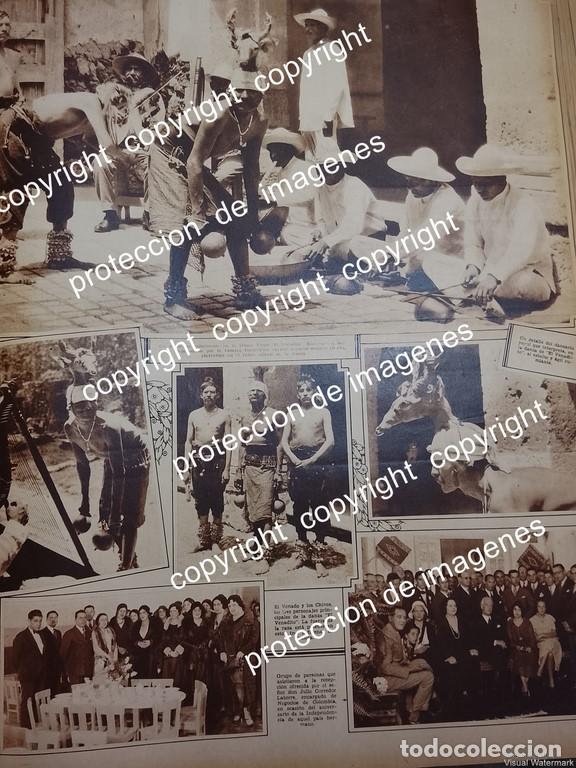 Collezionismo di affissi: AFICHE ANTIGUO. LA DANZA DEL VENADO YAQUI 1931 SONORA / DLM /TRADICIONES