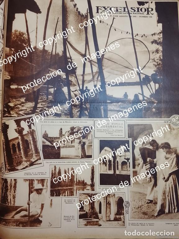 Collezionismo di affissi: AFICHE ANTIGUO. LUGARES DE MEXICO 1931 FOTOS DE LUIS MARQUEZ / LDM FOTOGRAFOS