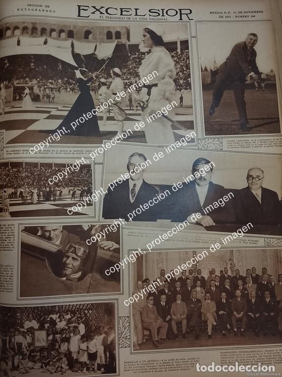 Collezionismo di affissi: AFICHE ANTIGUO. AJEDREZ HUMANO, JAMEs DOOLITTLE Y MAS 1931 / Pilotos