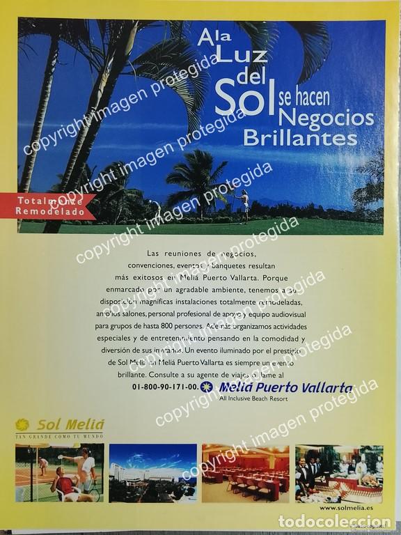 Poster collecting: PUBLICIDAD RETRO. HOTEL RESORT MELIA PUERTO VALLARTA 1998