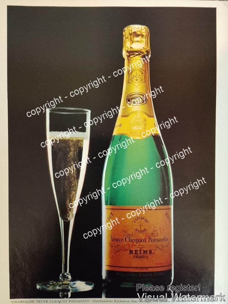 Coleccionismo de carteles: Cartel de publicidad retro VINOS CHAMPAGNE REIMS 1979