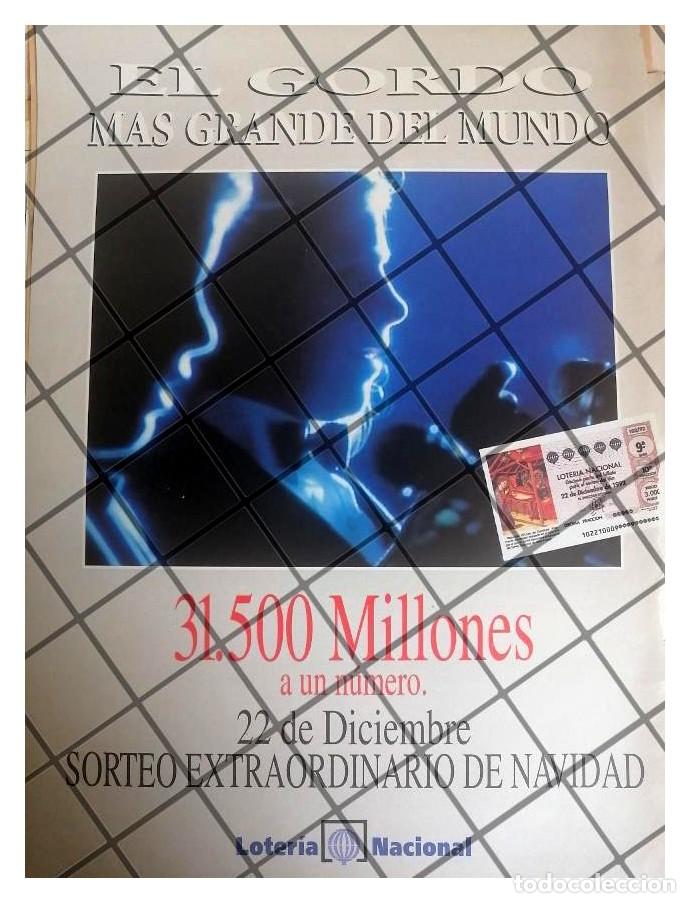 Sammeln von Plakaten: AFICHES RETRO LOTERIA NACIONAL 1992 EL MAS GRANDE