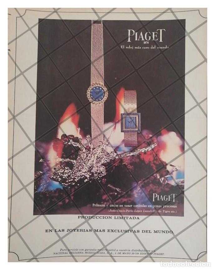 Sammeln von Plakaten: CARTEL PUBLICITARIO RETRO. RELOJES PIAGET 1966 /7