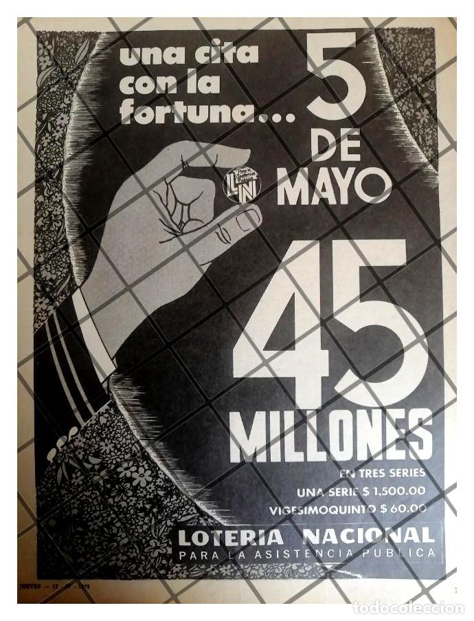 Sammeln von Plakaten: PUBLICIDAD RETRO LOTERIA NACIONAL 1973 /212