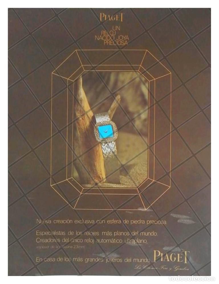 Sammeln von Plakaten: CARTEL PUBLICITARIO RETRO. RELOJES PIAGET 1969 /12