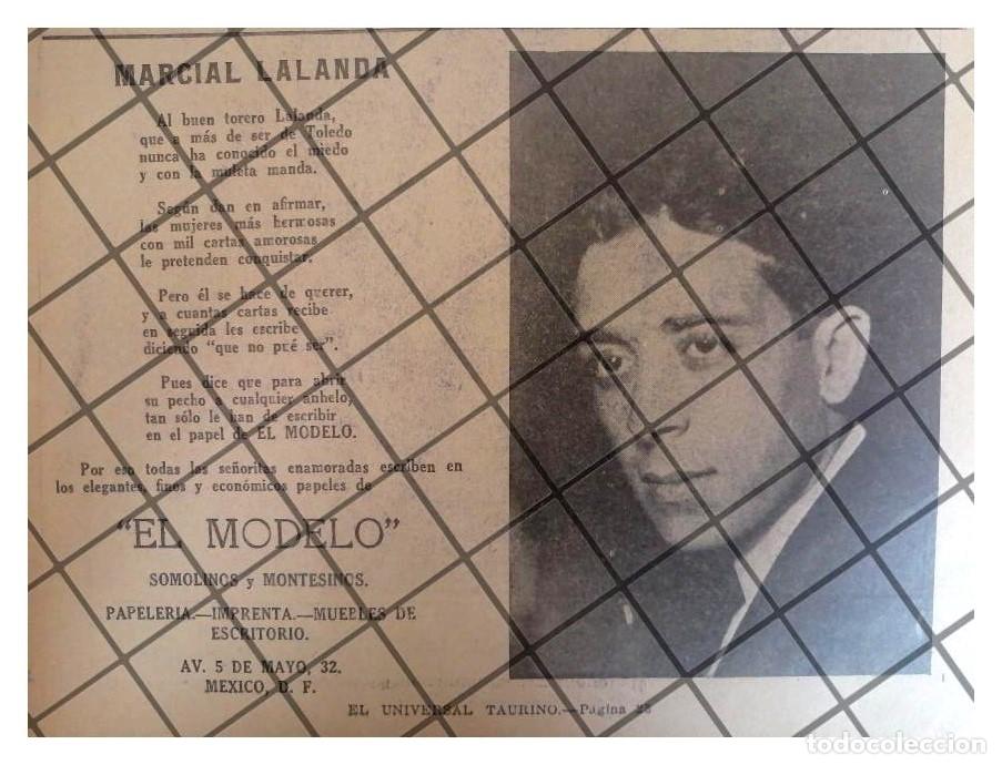 Collectionnisme d'affiches: AFICHE RETRO MARCIAL LALANDA Y PAPELERIA EL MODELO 1922