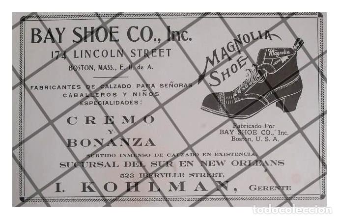 Collectionnisme d'affiches: AFICHE PUBLICITARIO RETRO BAY SHOW CO. INC. 1913 RARE