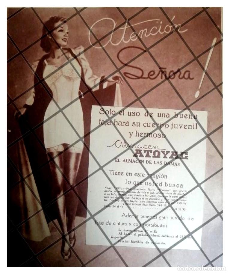 Collectionnisme d'affiches: AFICHE PUBLICITARIO ANTIGUO ALMACENES ATOYAC 1944