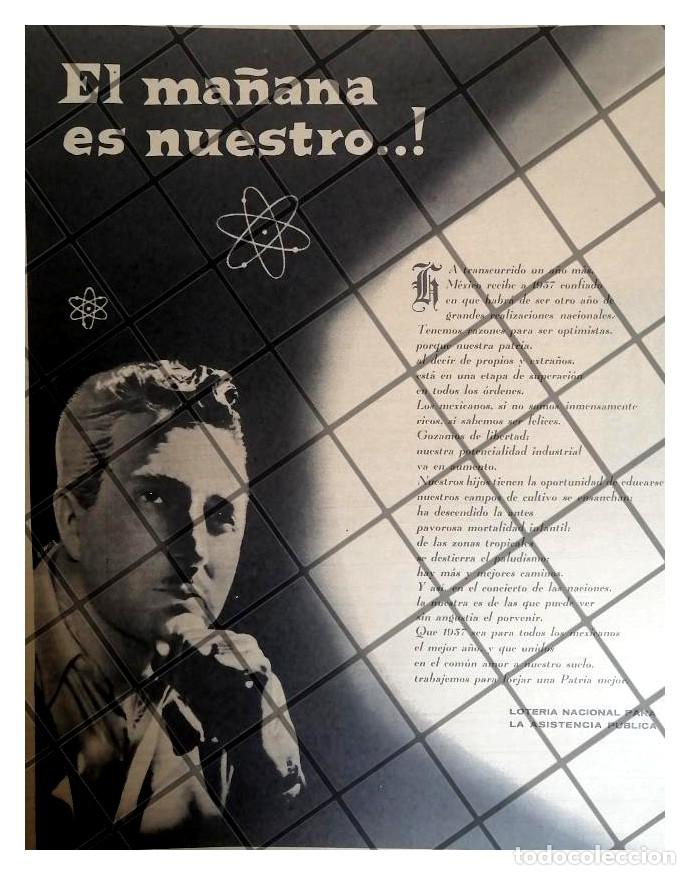 Sammeln von Plakaten: PUBLICIDAD RETRO LOTERIA NACIONAL 1957 /221