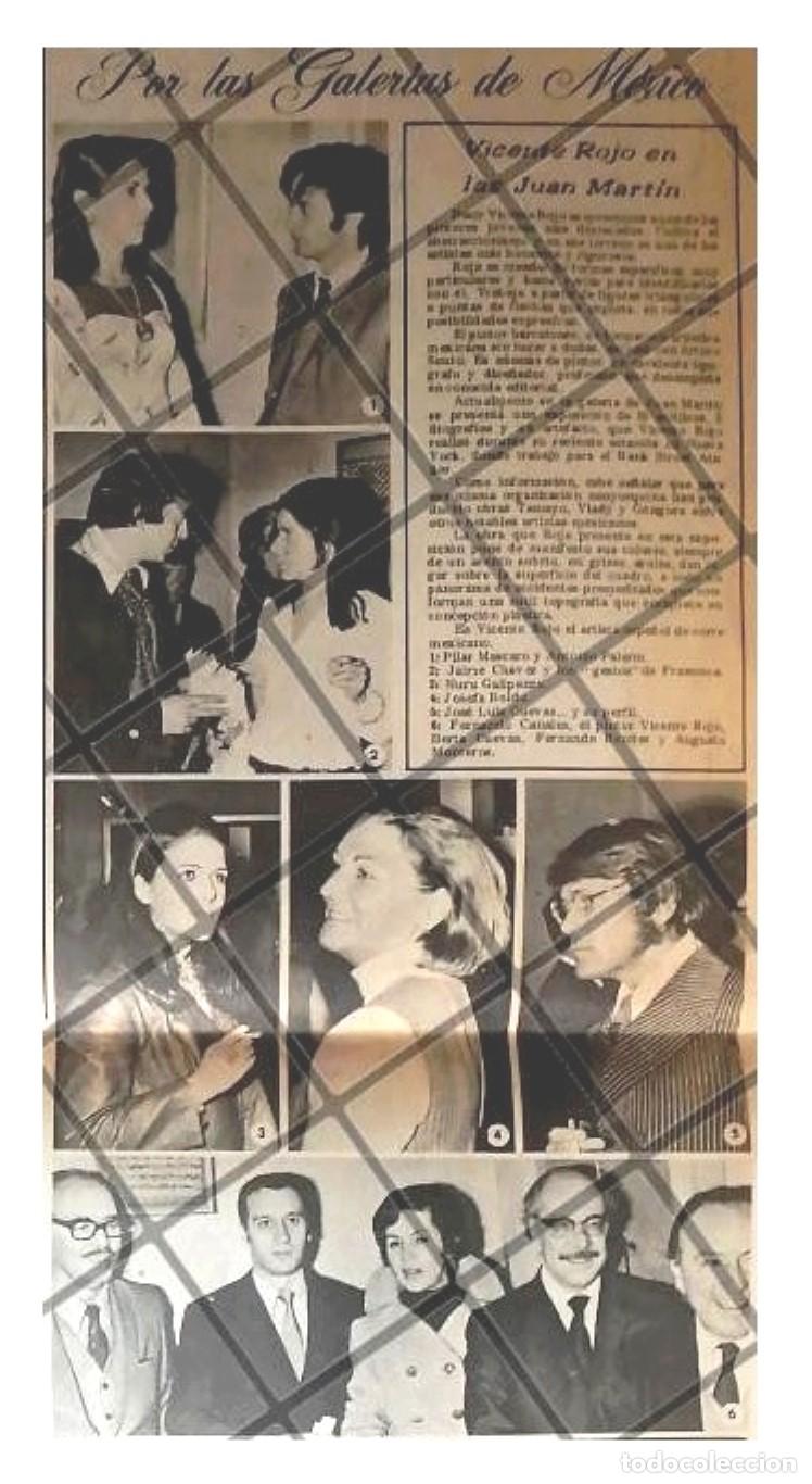 Collectionnisme d'affiches: AFICHE ANTIGUO EXPOSICION DEL PINTOR VICENTE ROJO 1969