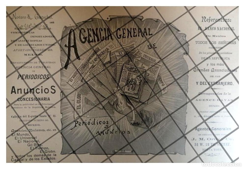 Collectionnisme d'affiches: CARTEL RETRO EDITORIAL NOVARO & GOESTCHEL 1895 MUY RARO