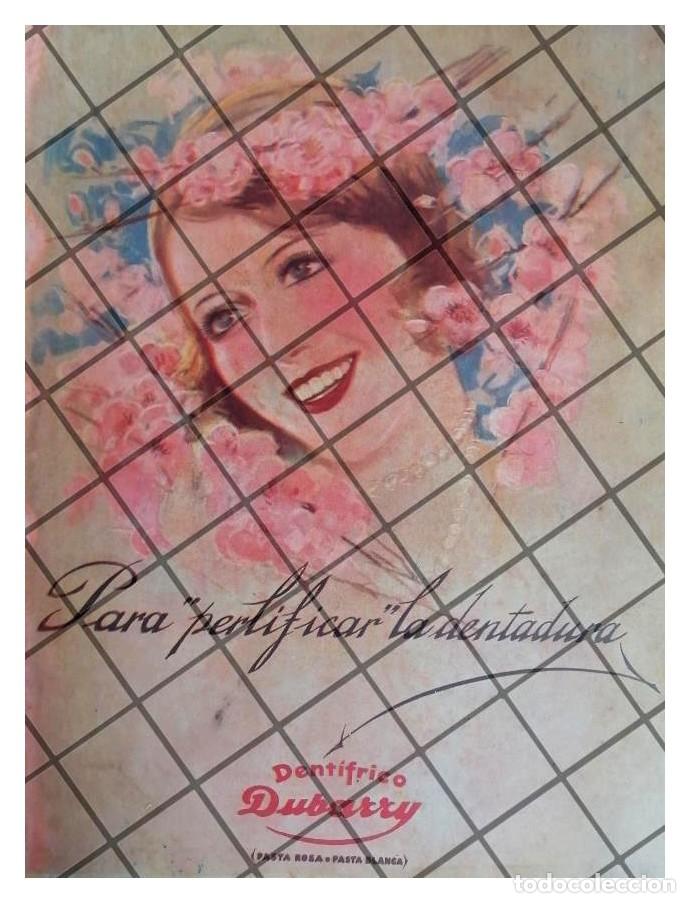 Collectionnisme d'affiches: CARTEL PUBLICITARIO ANTIGUO DENTRIFICO DUBARRY 1927