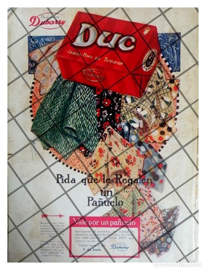 Collectionnisme d'affiches: CARTEL PUBLICITARIO ANTIGUO JABON DUBARRY DUC 1927 /6