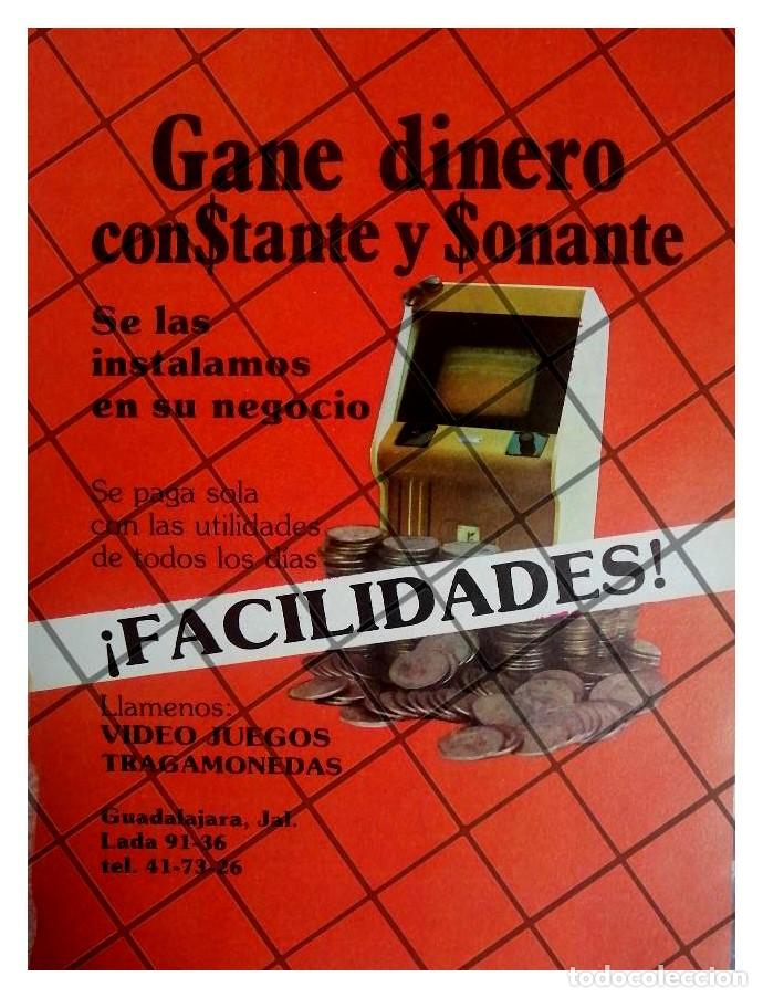 Collectionnisme d'affiches: CARTEL PUBLICITARIO RETRO MAQUINAS DE ARCADE 1980s